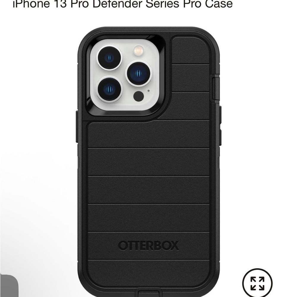 NEW NWT OtterBox Black Rugged Defender-Style Case for iPhone 13 Pro